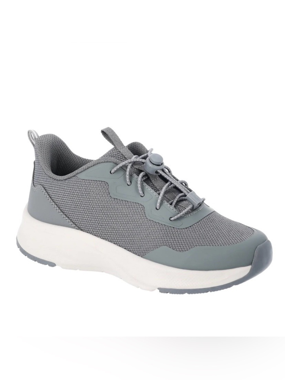 Athletic Works  Grey Bungee Mesh Jogger Sneakers For Boys Size Avail: 3-4-5